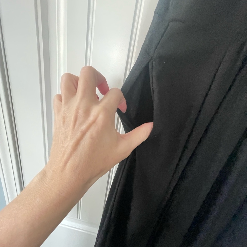Old Navy Classic Black Midi Dress Sz:M - Picture 9 of 12